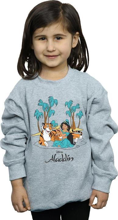 Produktbild Disney Aladdin Jasmine Abu Rajah Beach Sweatshirt Mädchen (116)