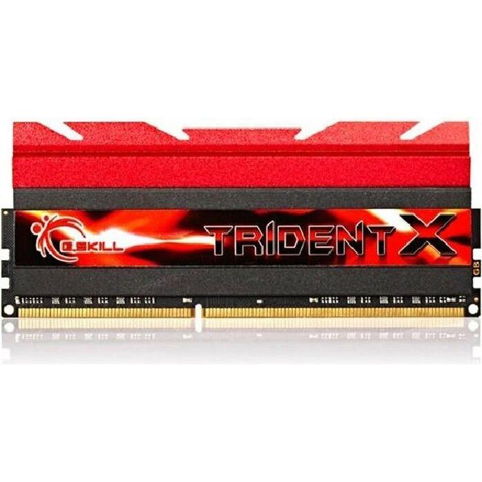 G.Skill TridentX (2 x 8GB, 2400 MHz, DDR3-RAM, DIMM), Memoria RAM, Rosso