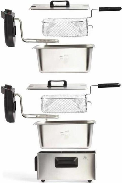Actual product image Livoo Double deep fryer 2 x 3 L