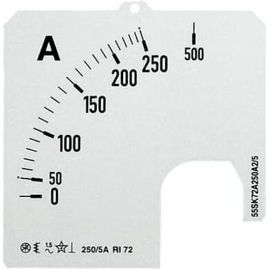 ABB, Zubehör Steuerungstechnik, Wechselskala für AMT 1 Amperemeter SCL1- 2CSM110279R1041