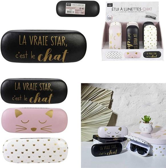 Actual product image Sombo Boitier a lunettes chat