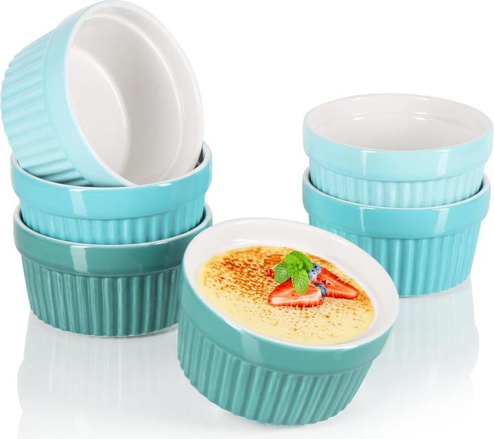 Produktbild Com-four 6er-Set Soufflé-Förmchen (9 cm)