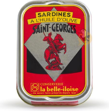 Image du produit la belle-iloise Sardines à l'huile d'olive (115 g)