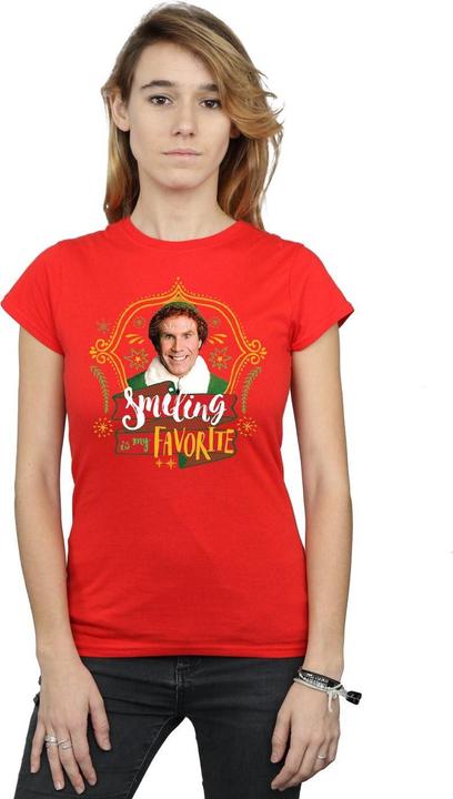 Immagine prodotto Elf Buddy Smiling Maglietta Donna (L)