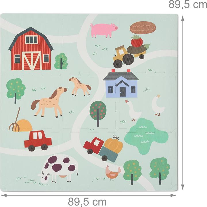 Image du produit Relaxdays Tapis-de-jeu (89.50 x 89.50 cm)