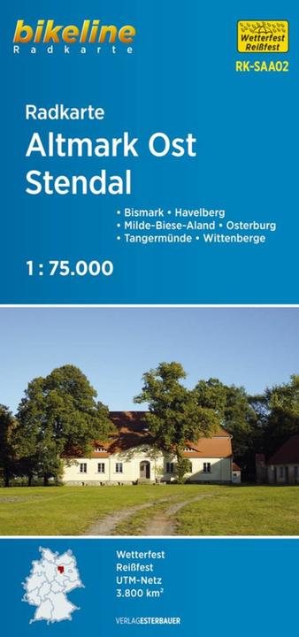 Produktbild Bikeline Radkarte Deutschland Altmark Ost Stendal 1:75.000