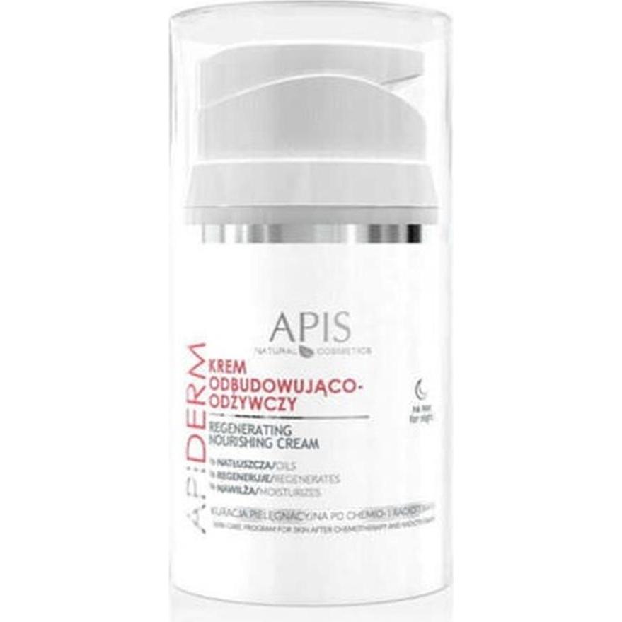 Apis Natural Cosmetics, Crema viso, APIS APIDERM Krem odbudowująco-odżywczy na noc po chemio- e radioterapii 50ml (50 ml, Crema notte)