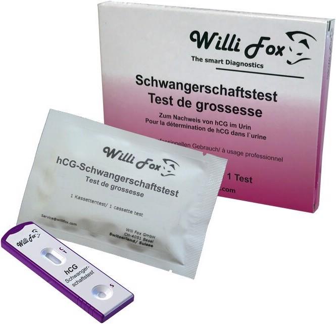 Produktbild Willi Fox Schwangerschaftstest Urin (25 Stk) (25 x)