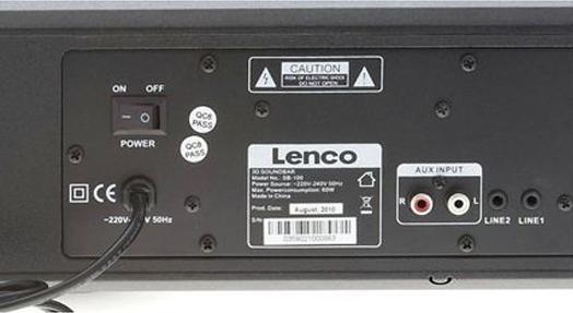 Actual product image Lenco SB-100, 6.1 Soundbar