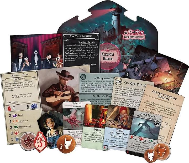 Image du produit Enigma Arkham Horror Under Dark Waves -lisÃƒƒosa (Anglais, 1 - 6 Joueur)