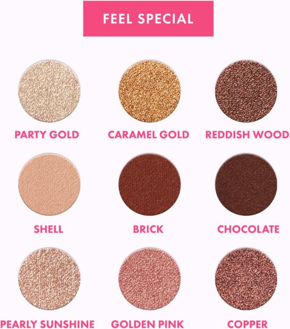Actual product image Goovi Feel Special Eyeshadow Palette (Matt satin)