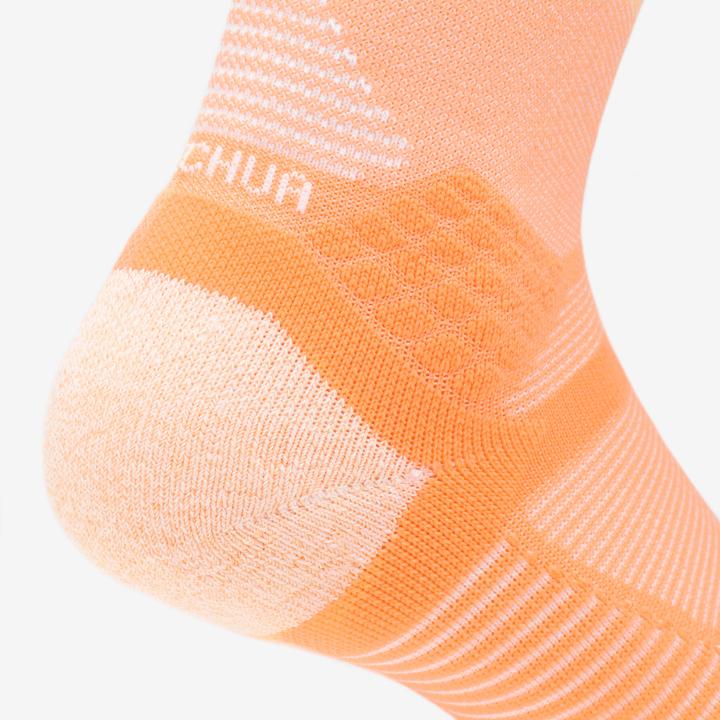 Immagine prodotto Quechua Wandersocken hoch 2 Paar - Hike 500 grau/orange (35 - 38)