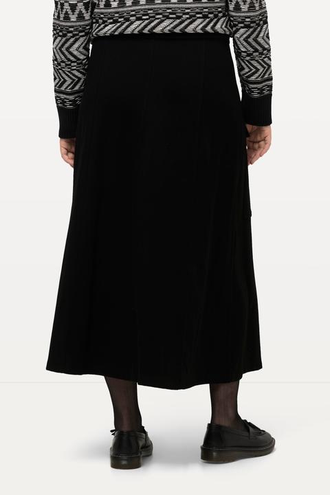 Produktbild Ulla Popken Wickelrock, Punto-di-Roma, Utility-Look (42, 44)