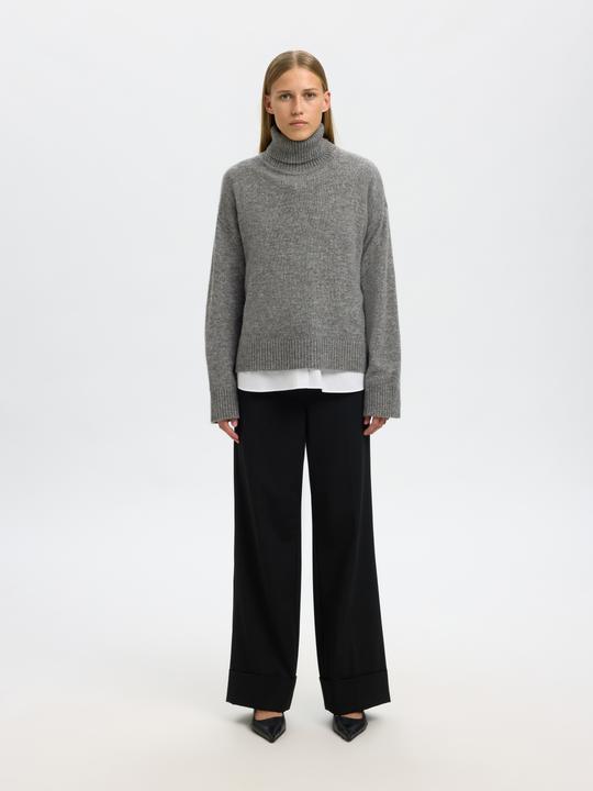 Actual product image Selected Femme Knitted turtleneck jumper (XS)
