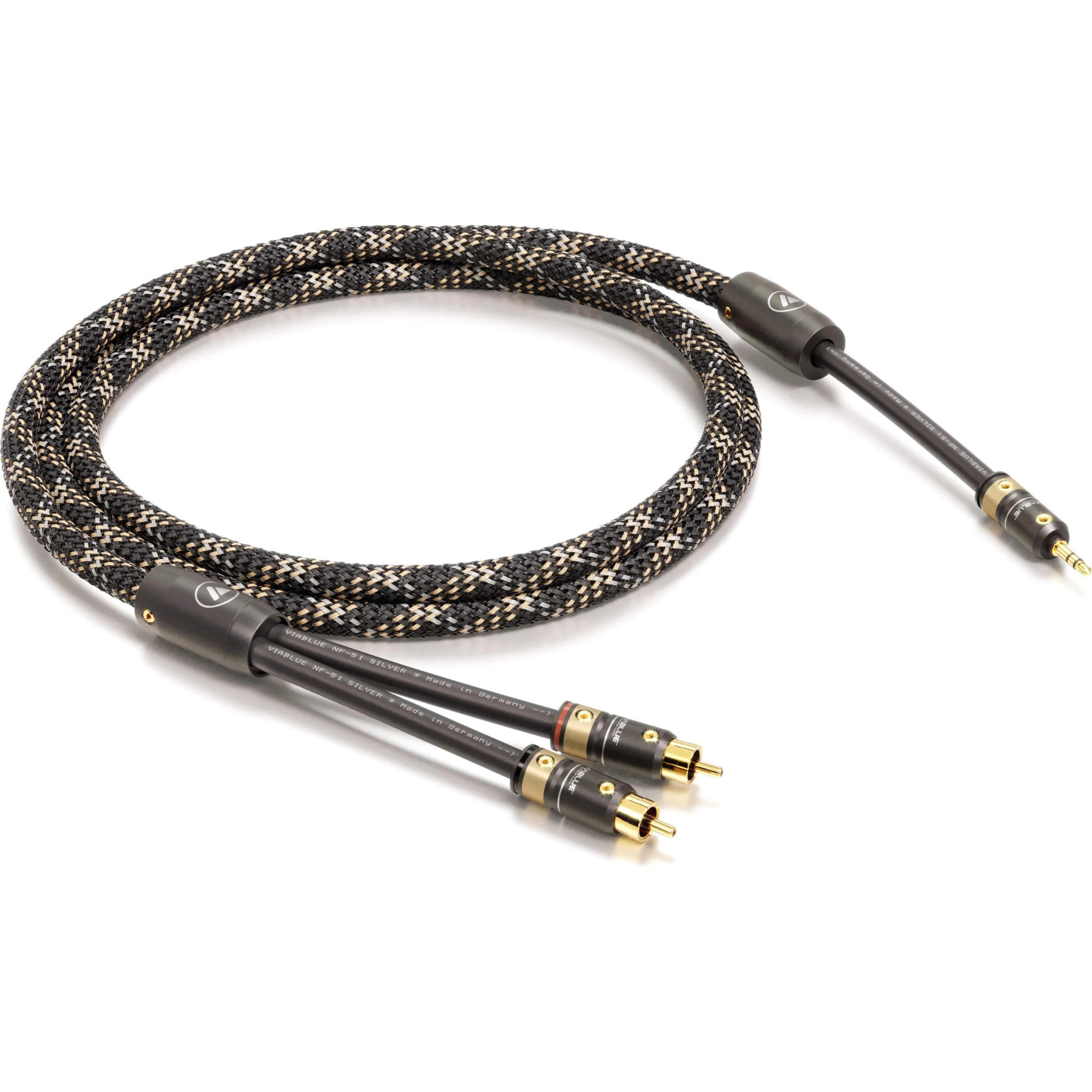 ViaBlue NF-S1 Quattro Silver RCA - T6S, Audio Kabel