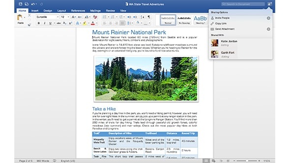 Produktbild Microsoft Office 2016 Home & Business (1 User, 12 Monate)