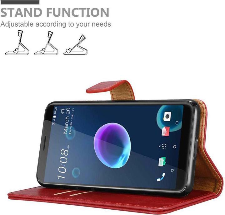 Actual product image Cadorabo Book Luxury Cover (HTC Desire 12)