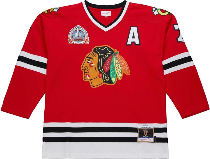 Image du produit Mitchell & Ness Chris Chelios Chicago Blackhawks 1991 M&N NHL Jersey (S)