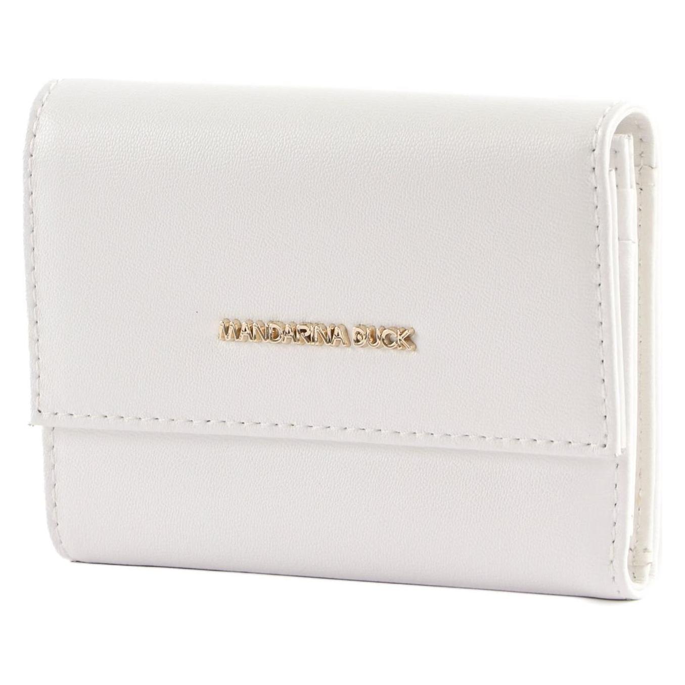 Mandarina Duck, Damen, Portemonnaie, Luna Card Holder, Weiss