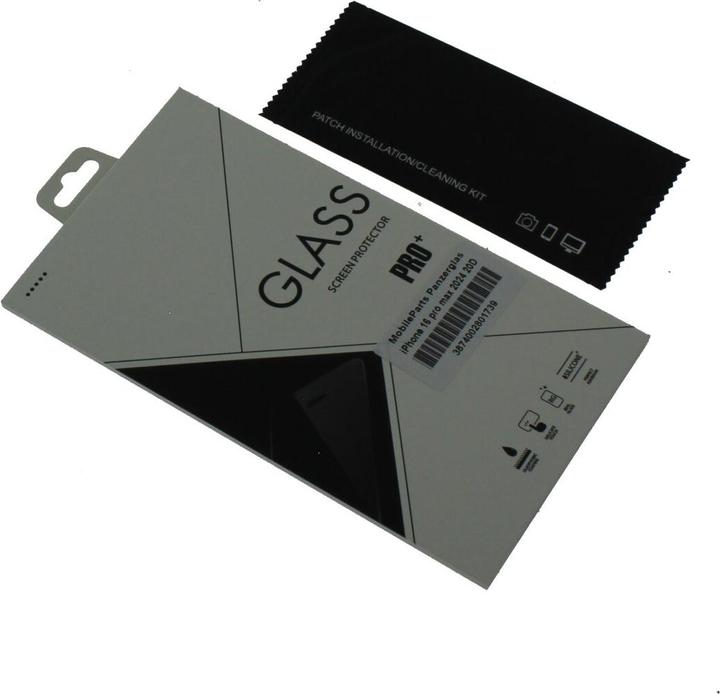 Immagine prodotto MobileParts Vetro blindato (1 Pezzo/i, Apple iPhone 16 Pro Max)