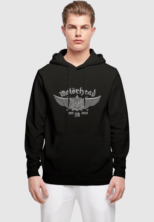 Produktbild Merchcode Motorhead - 50th Wings Badge Basic Hoody - 193739 (XXL)