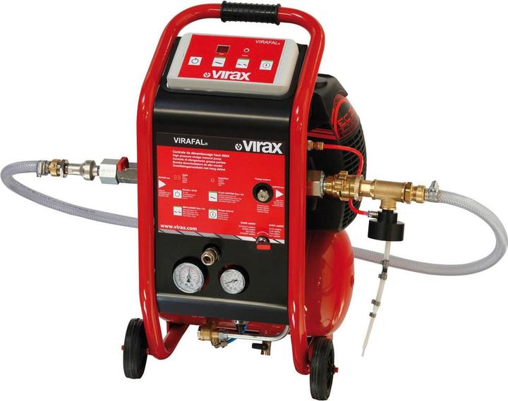 Virax Hochleistungsentschlammungsgerät VIRAFAL + Injektor + Druckminderventil (Durchlaufpumpe)
