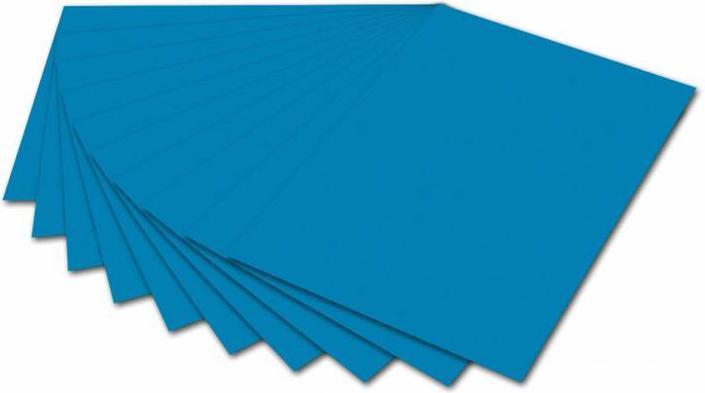 Produktbild Folia Tonpapier, DIN A4, 130 g/qm, mittelblau (130 g/m², 100x)