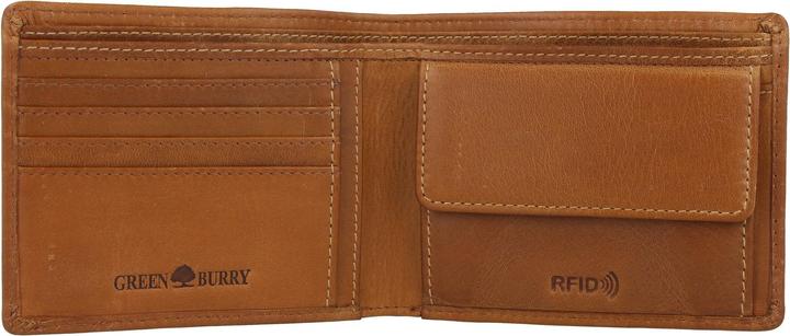 Actual product image Greenburry Tornado wallet RFID protection leather 12 cm