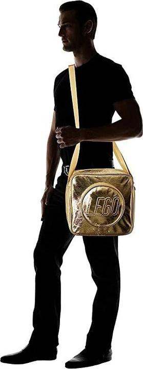 Immagine prodotto Euromic LEGO - Borsa a tracolla con mattoncini (21x21 cm) - Oro (4011095-CB0960-014BI)