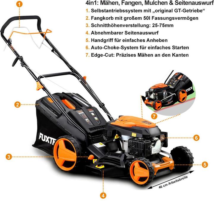 Produktbild Fuxtec FX-RM4646 (Benzinbetrieb)