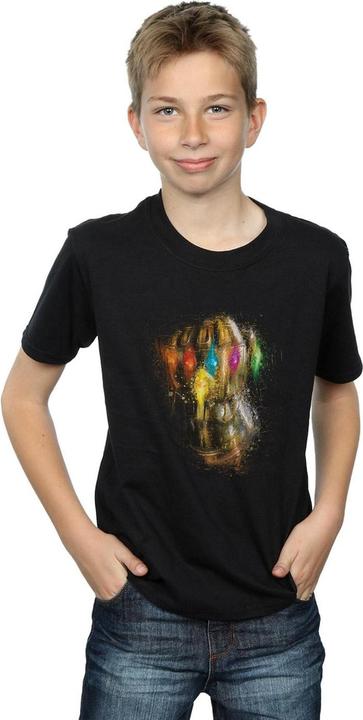 Produktbild Avengers Endgame Infinity Gauntlet Splatter TShirt Jungen (116)