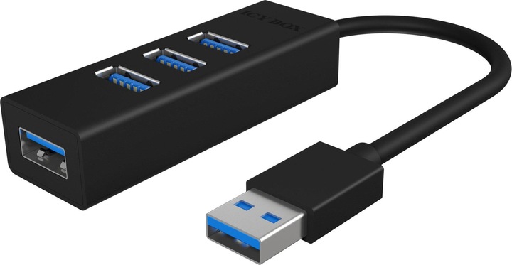 Icy Box IB-HUB1419-U3 (USB-C, 4 Havens)