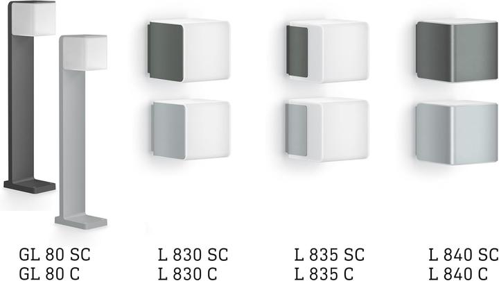 Produktbild Steinel LED Sensorleuchte Cubo L 835 (616 lm, IP44)