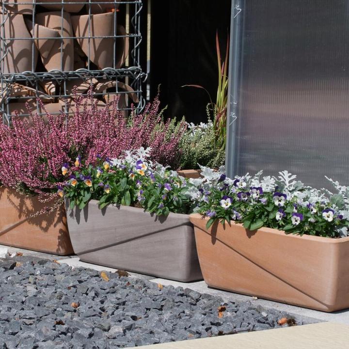 Immagine prodotto Spang Balkonkasten Line umbra 40 x 19 x 16 cm mit Loch (40 x 19 x 16 cm)