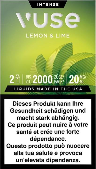 Immagine prodotto Vuse Lemon & Lime Duo (Calce dolcissima, Limone)