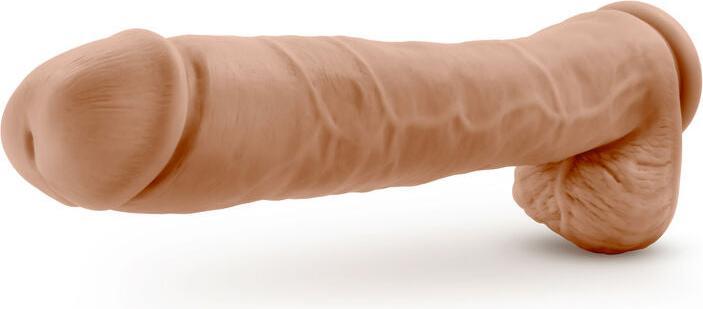 Image du produit Blush Novelties Au Naturel Daddy Réaliste 14 Inch Suction Cup Harness Compatible FlexiShaft Sensa F