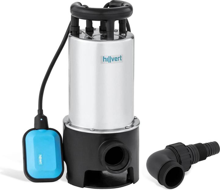 Produktbild Hillvert Tauchpumpe Schmutzwasserpumpe Kellerpumpe Schmutzwassertauchpumpe Pumpe 1100W (Schmutzwasserpumpe)