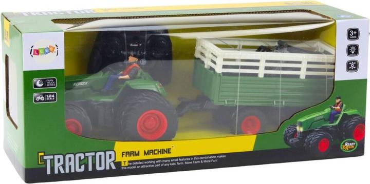 Produktbild Lean Toys Ferngesteuerter RC-Traktor mit Anhänger