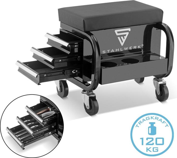 Produktbild Stahlwerk Werkstatthocker (1 x)