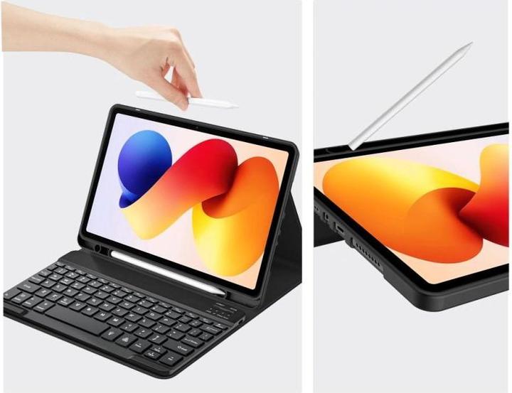 Actual product image 4Kom Tech-Protect Sc Pen + Tastatur Xiaomi Poco Pad M1 / Redmi Pad 2 Pro 12.1 Schwarz (DE, Xiaomi Poco Pad)