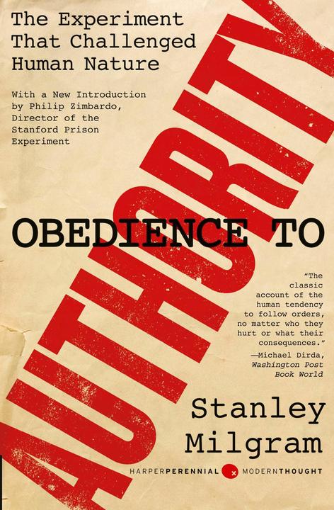 Produktbild Obedience to Authority (Englisch, Stanley Milgram, 2009)