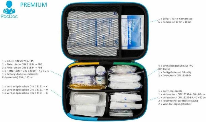 Image du produit PocDoc Premium (Trousse de premiers soins)