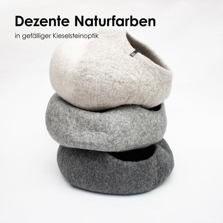Produktbild LucyBalu PEBBLE KatzenhÃ¶hle aus Filz (Katze)