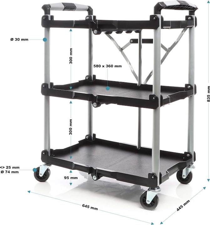 Produktbild Wiltec Rollwagen