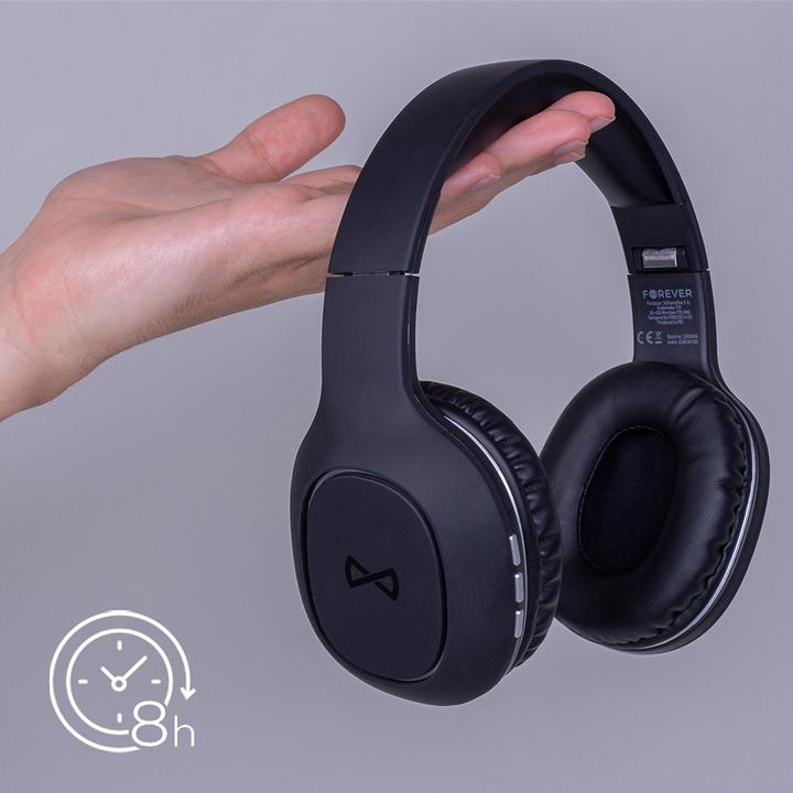 Actual product image Forever wireless headset BTH-505 on-ear black (ANC, 8 h, Wireless)