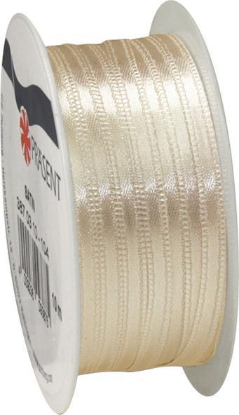 Produktbild Pattberg Geschenkbänder Satin creme 10m (Geschenkband)