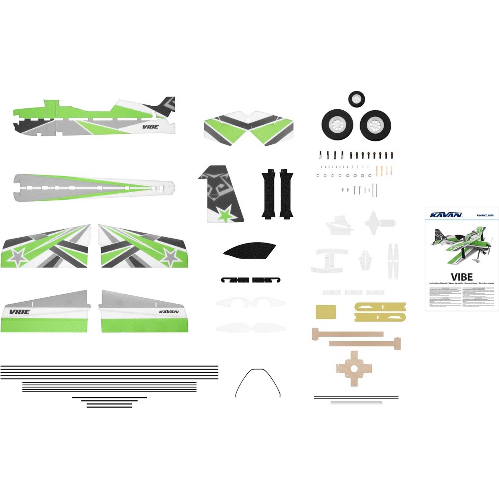 Thumbnail - Kavan VIBE Grün 3D-Kunstflug-Park-Flyer Doppeldecker aus EPP (Kunstflug)
