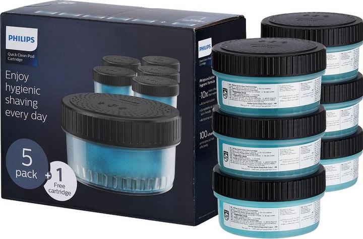 Image du produit Philips Cartouche de nettoyage Quick Clean Pod (6x)