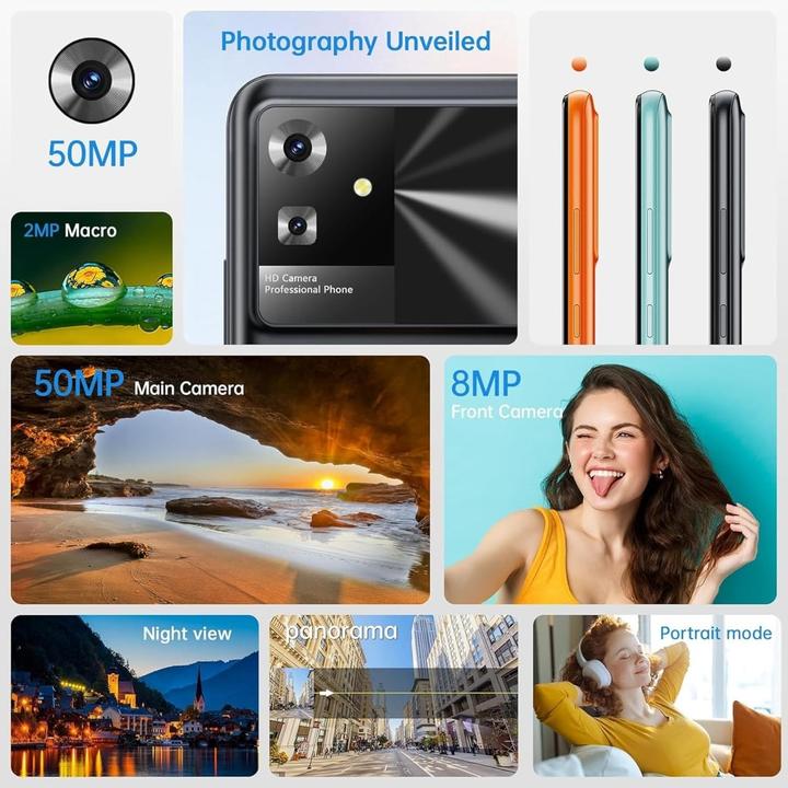 Actual product image Cubot Note 21 (128 GB, Black, 6.56", Dual SIM, 4G)