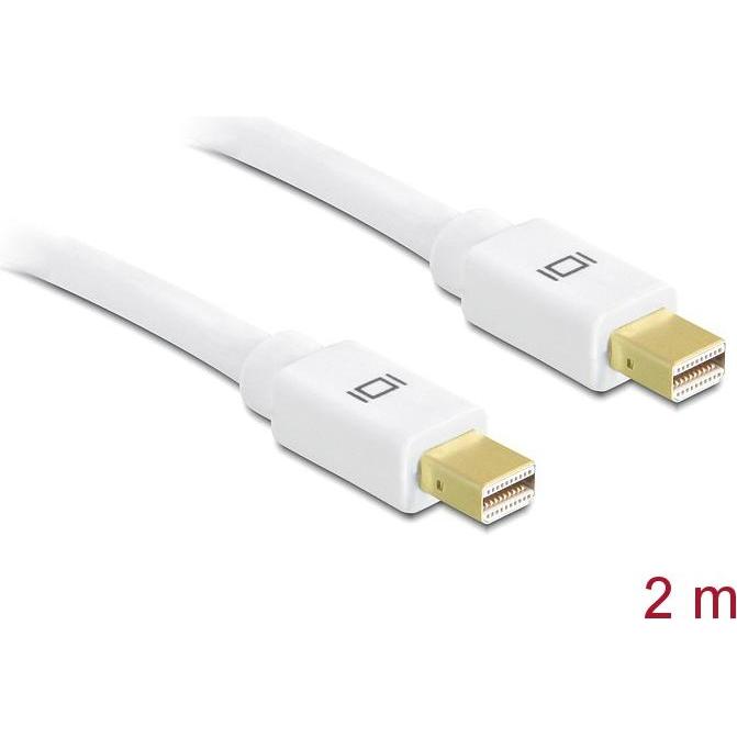 Delock Mini DisplayPort — Mini DisplayPort (2 m, DisplayPort), Video Kabel